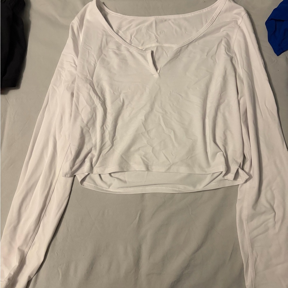 lululemon athletica White Long Sleeve Top